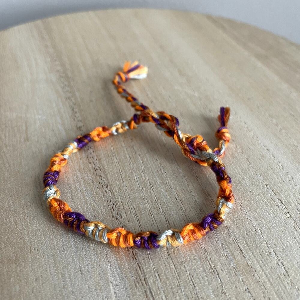 Elidi Bracelet anklet trendy comfortable tie embroidery thread woven gift